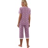 image:imagePrinStory Womens Pajama Sets Capri Pjs Soft Lounge Sets S4XLWhite Star Purple