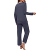 image:imagePrinStory Womens Pajama Sets Long Pjs Soft Lounge Sets XS4XLDark Gray