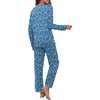 image:imagePrinStory Womens Pajama Sets Long Pjs Soft Lounge Sets XS4XLFpblue Flower
