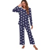image:imagePrinStory Womens Pajama Sets Long Pjs Soft Lounge Sets XS4XLFpblue Wh Star