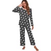 image:imagePrinStory Womens Pajama Sets Long Pjs Soft Lounge Sets XS4XLFpdark Gray Wh Star