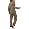 image:imagePrinStory Womens Pajama Sets Long Pjs Soft Lounge Sets XS4XLFpleopard Khaki