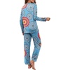 image:imagePrinStory Womens Pajama Sets Long Pjs Soft Lounge Sets XS4XLFpmix Blue