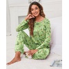 image:imagePrinStory Womens Pajama Sets Long Pjs Soft Lounge Sets XS4XLFpverdant Orang Flower