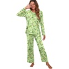 image:imagePrinStory Womens Pajama Sets Long Pjs Soft Lounge Sets XS4XLFpverdant Orang Flower