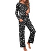 image:imagePrinStory Womens Pajama Sets Long Pjs Soft Lounge Sets XS4XLFpwhite Star