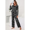image:imagePrinStory Womens Pajama Sets Long Pjs Soft Lounge Sets XS4XLFpwhite Star