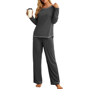 image:imagePrinStory Womens Pajama Sets 2026 Lounge Sets 2 Piece Pjs S2XLDark Gray