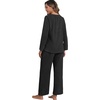 image:imagePrinStory Flannel Pajamas for Women Set Winter Fleece Pjs Sets S2XLBlack