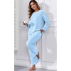 image:imagePrinStory Flannel Pajamas for Women Set Winter Fleece Pjs Sets S2XLBlue