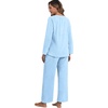 image:imagePrinStory Flannel Pajamas for Women Set Winter Fleece Pjs Sets S2XLBlue