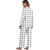 image:imagePrinStory Flannel Pajamas for Women Set Winter Fleece Pjs Sets S2XLFpgray Small Plaid
