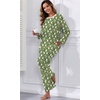 image:imagePrinStory Flannel Pajamas for Women Set Winter Fleece Pjs Sets S2XLFpgreen Sheep