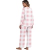 image:imagePrinStory Flannel Pajamas for Women Set Winter Fleece Pjs Sets S2XLFppink Large Plaid