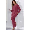 image:imagePrinStory Flannel Pajamas for Women Set Winter Fleece Pjs Sets S2XLWine Red