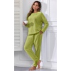 image:imagePrinStory Flannel Pajamas for Women Winter Pajama Set S2XLAvocado Green