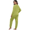 image:imagePrinStory Flannel Pajamas for Women Winter Pajama Set S2XLAvocado Green