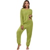image:imagePrinStory Flannel Pajamas for Women Winter Pajama Set S2XLAvocado Green