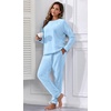 image:imagePrinStory Flannel Pajamas for Women Winter Pajama Set S2XLBlue