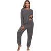 image:imagePrinStory Flannel Pajamas for Women Winter Pajama Set S2XLDark Gray