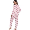 image:imagePrinStory Flannel Pajamas for Women Winter Pajama Set S2XLFpapricot Red Heart