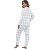 image:imagePrinStory Flannel Pajamas for Women Winter Pajama Set S2XLFpblue Plaid