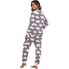 image:imagePrinStory Flannel Pajamas for Women Winter Pajama Set S2XLFpgray Cloud