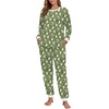 image:imagePrinStory Flannel Pajamas for Women Winter Pajama Set S2XLFpgreen Sheep