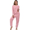 image:imagePrinStory Flannel Pajamas for Women Winter Pajama Set S2XLLight Pink