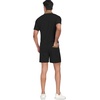 image:imagePrinStory Mens 2 Piece Polo Shirt and Shorts Set Waffle Suits S2XLBlack