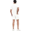 image:imagePrinStory Mens 2 Piece Polo Shirt and Shorts Set Waffle Suits S2XLWhite