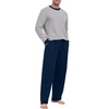 image:imagePrinStory Mens Pajama Sets Long Sleeve Sleepwear Pjs Soft Nightwear S2XL01light Gray Navy Blue