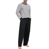 image:imagePrinStory Mens Pajama Sets Long Sleeve Sleepwear Pjs Soft Nightwear S2XL03light Gray Black