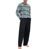 image:imagePrinStory Mens Pajama Sets Long Sleeve Sleepwear Pjs Soft Nightwear S2XLBlue Black Sheep