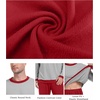 image:imagePrinStory Mens Pajama Sets Long Sleeve Sleepwear Pjs Soft Nightwear S2XLLight Gray Red
