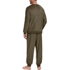 image:imagePrinStory Mens Pajamas Set Fleece Pjs Long Sleeve Soft Sleepwear S2XLArmy Green
