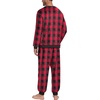image:imagePrinStory Mens Pajamas Set Fleece Pjs Long Sleeve Soft Sleepwear S2XLRed Small Plaid