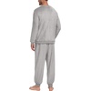 image:imagePrinStory Mens Pajamas Set Fleece Pjs Long Sleeve Soft Sleepwear S2XLSteel Gray