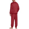 image:imagePrinStory Mens Pajamas Set Fleece Pjs Long Sleeve Soft Sleepwear S2XLWine Red