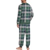 image:imagePrinStory Mens Pajamas Set Fleece Pjs Long Sleeve Soft Sleepwear S2XLWinter Green Plaid