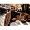 image:imagePrinStory Mens Thermal Long Sleeve Shirts Mock Turtleneck Tops S2XLBlack
