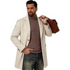 image:imagePrinStory Mens Thermal Long Sleeve Shirts Mock Turtleneck Tops S2XLBrown