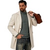 image:imagePrinStory Mens Thermal Long Sleeve Shirts Mock Turtleneck Tops S2XLGreen