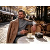 image:imagePrinStory Mens Thermal Long Sleeve Shirts Mock Turtleneck Tops S2XLLight Gray