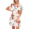 image:imagePrinStory Nightgowns for Women Short Sleeve Night GownsB07 Fpwhite