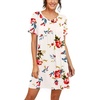 image:imagePrinStory Nightgowns for Women Short Sleeve Night GownsB07 Fpwhite
