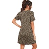 image:imagePrinStory Nightgowns for Women Short Sleeve Night GownsFpleopard Khaki