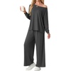 image:imagePrinStory Pajamas for Women Set 2 Piece Lounge Sets S2XLDark Gray