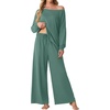 image:imagePrinStory Pajamas for Women Set 2 Piece Lounge Sets S2XLHaze Blue