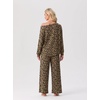 image:imagePrinStory Pajamas for Women Set 2 Piece Lounge Sets S2XLLd Khaki